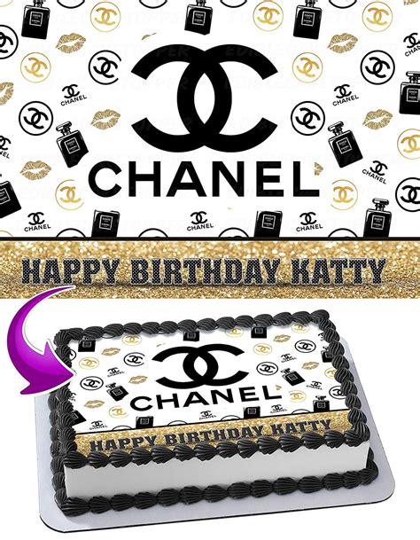 chanel edible cake toppers.